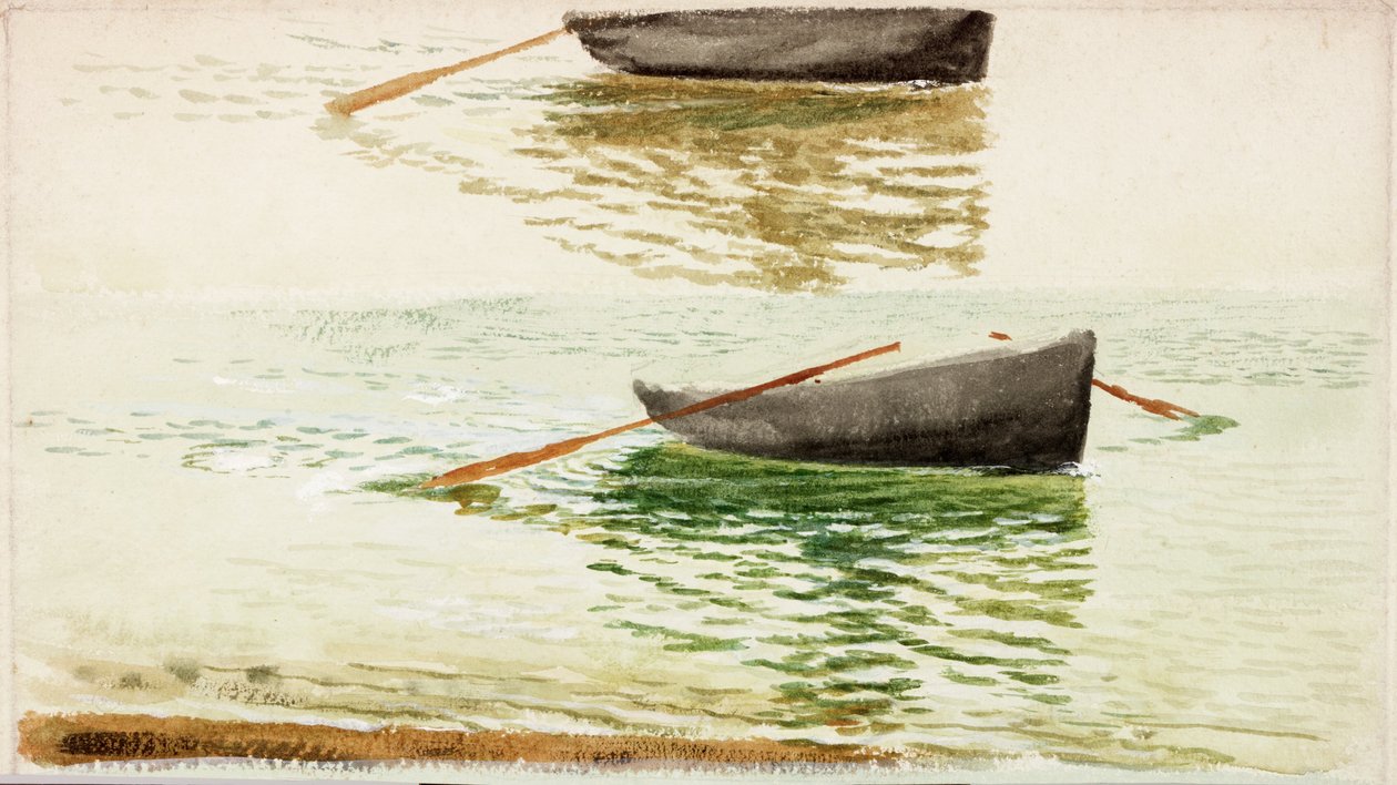 Dinghis (testszín és akvarell papíron) alkotó: Charles Napier Hemy