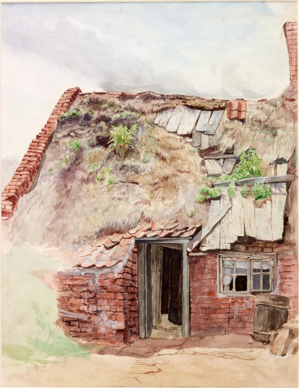 Halászház (testszín) alkotó: Charles Napier Hemy