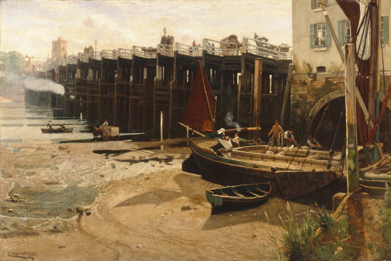 Régi Putney híd alkotó: Charles Napier Hemy