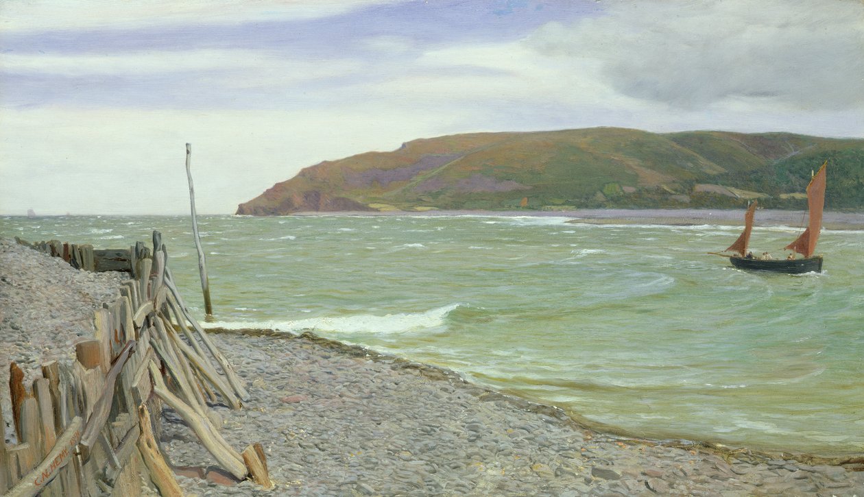 Porlock-öböl, 1891 alkotó: Charles Napier Hemy