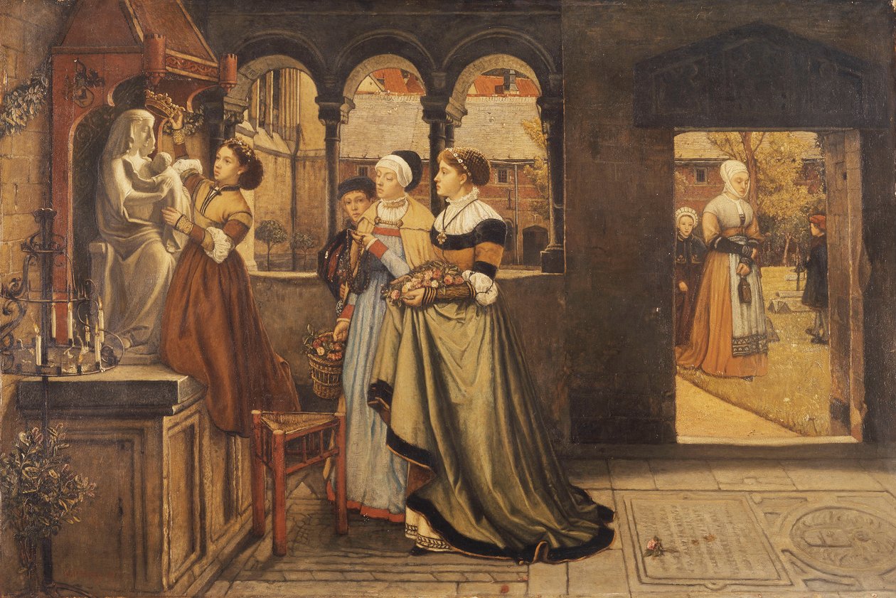 Szűzanya ünnepére, 1868 alkotó: Charles Napier Hemy
