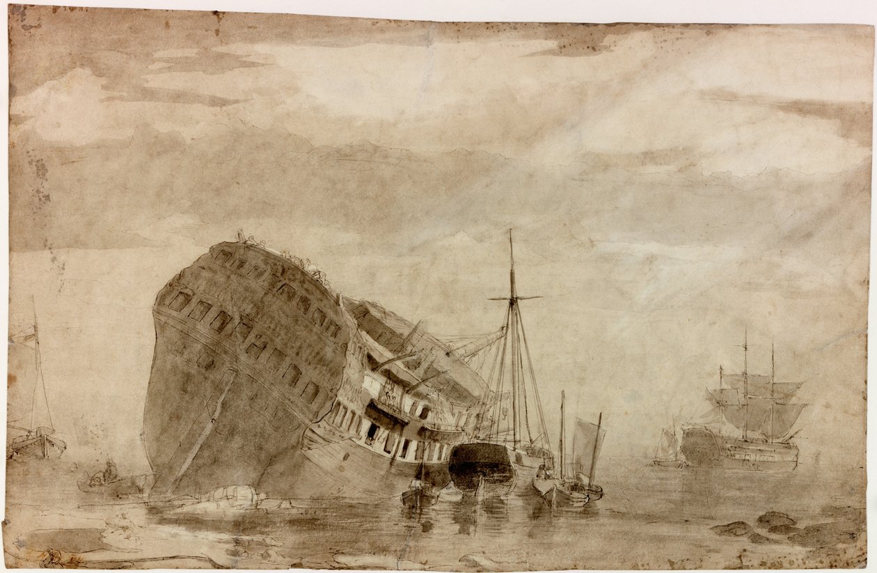 Szállítás (tinta (fekete)) alkotó: Charles Napier Hemy
