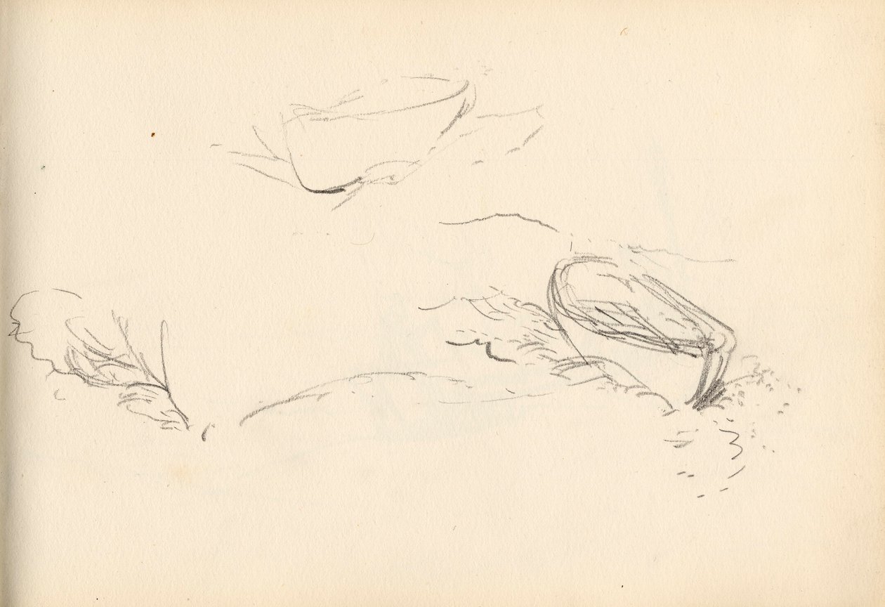 Vázlatfüzet (olaj és ceruza, papír) alkotó: Charles Napier Hemy