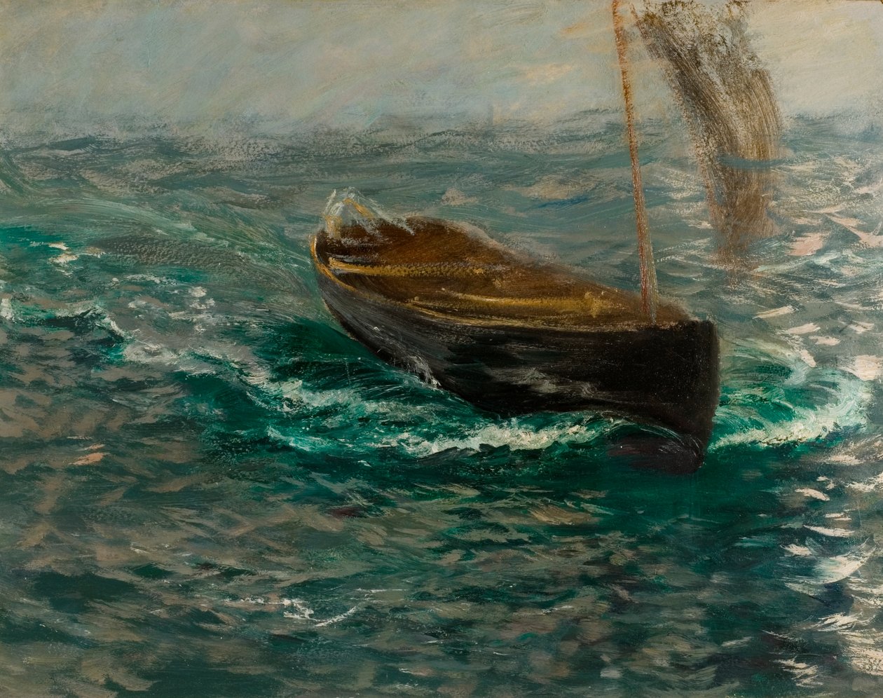 Vitorlás csónak tanulmányozása (olaj, papír) alkotó: Charles Napier Hemy