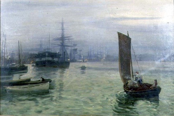Az utolsó hajó a alkotó: Charles Napier Hemy