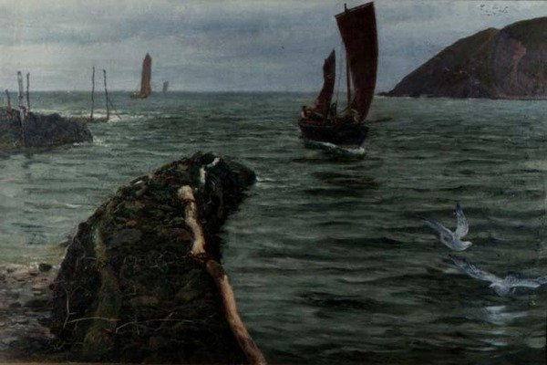 Az út befelé! alkotó: Charles Napier Hemy
