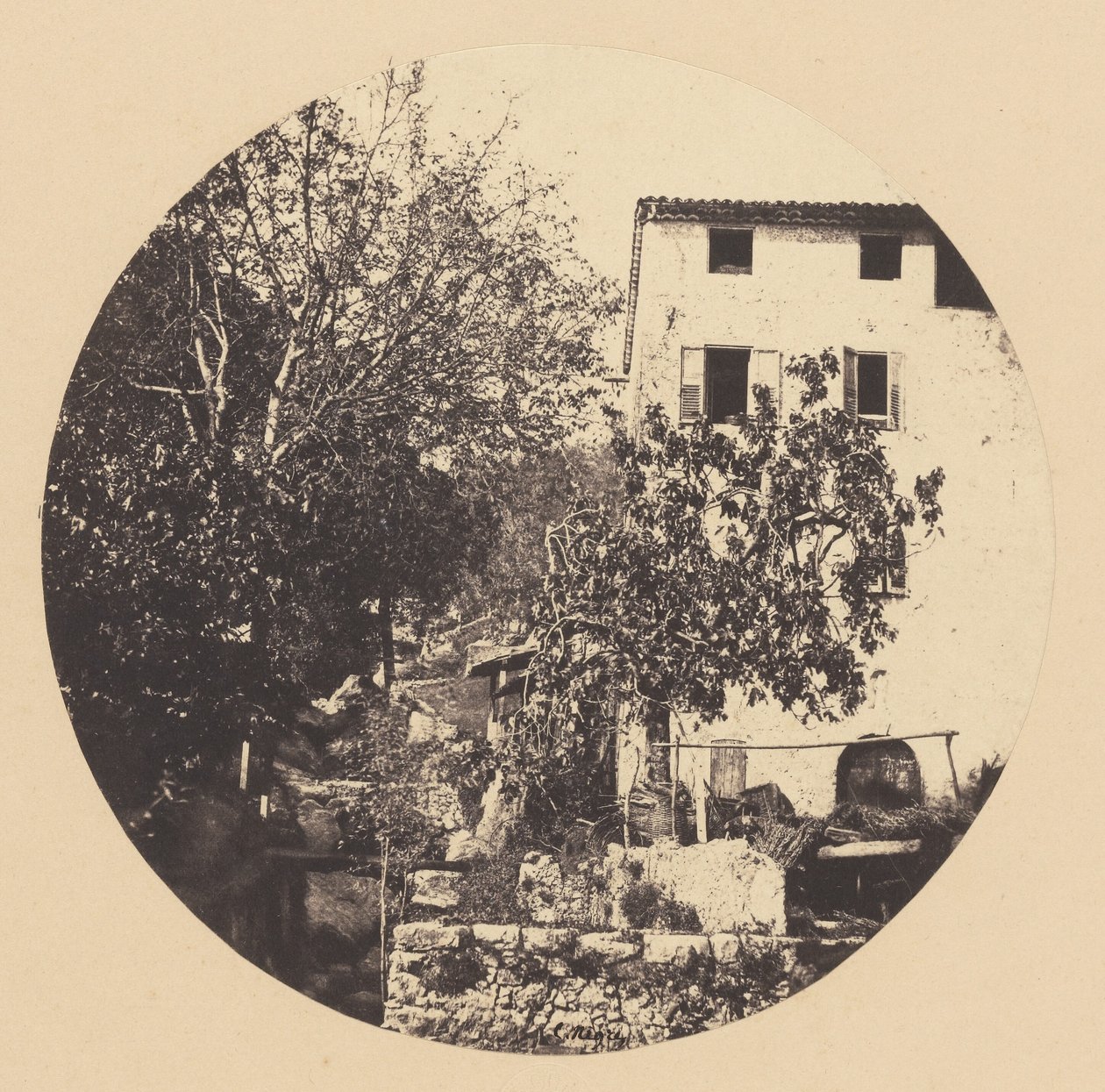 [Grasse, malom (vízesések)] alkotó: Charles Nègre