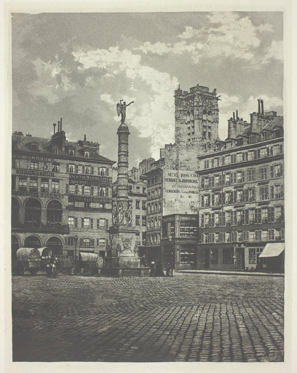 Párizs, Chatelet tér alkotó: Charles Nègre