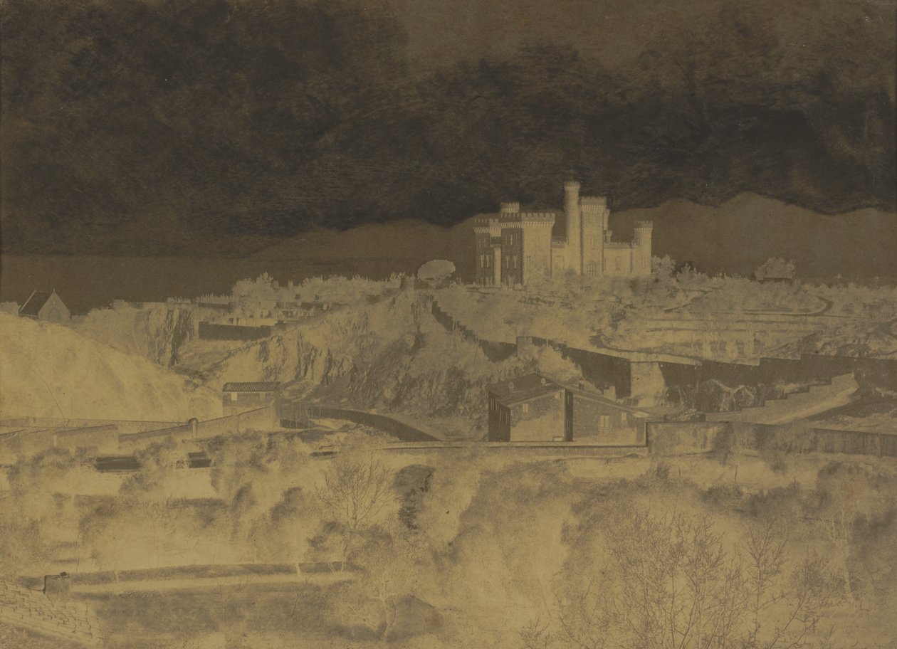 Vallambrosa kastély, Cannes, kb. 1852. alkotó: Charles Nègre