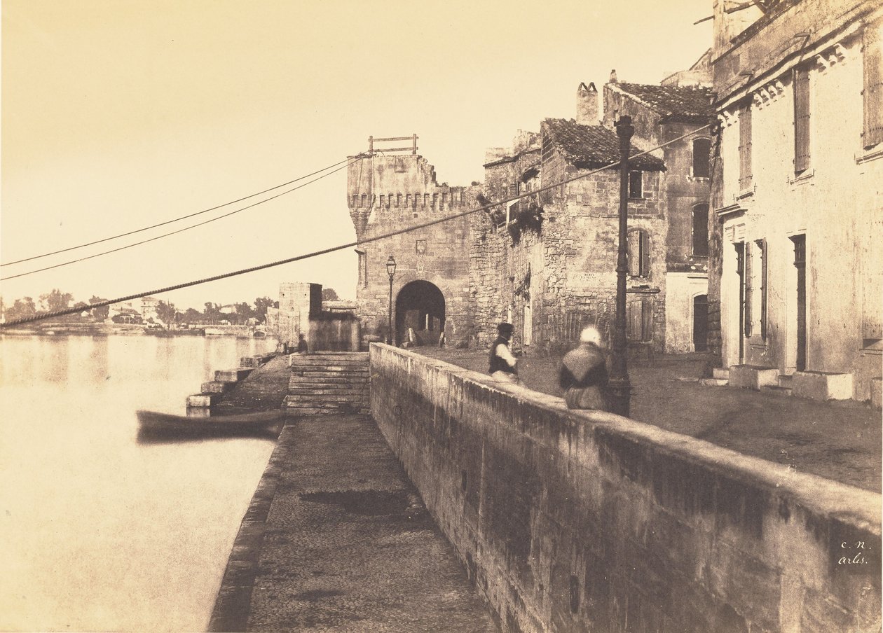 [A gesztenyefák kapuja, Arles] alkotó: Charles Nègre
