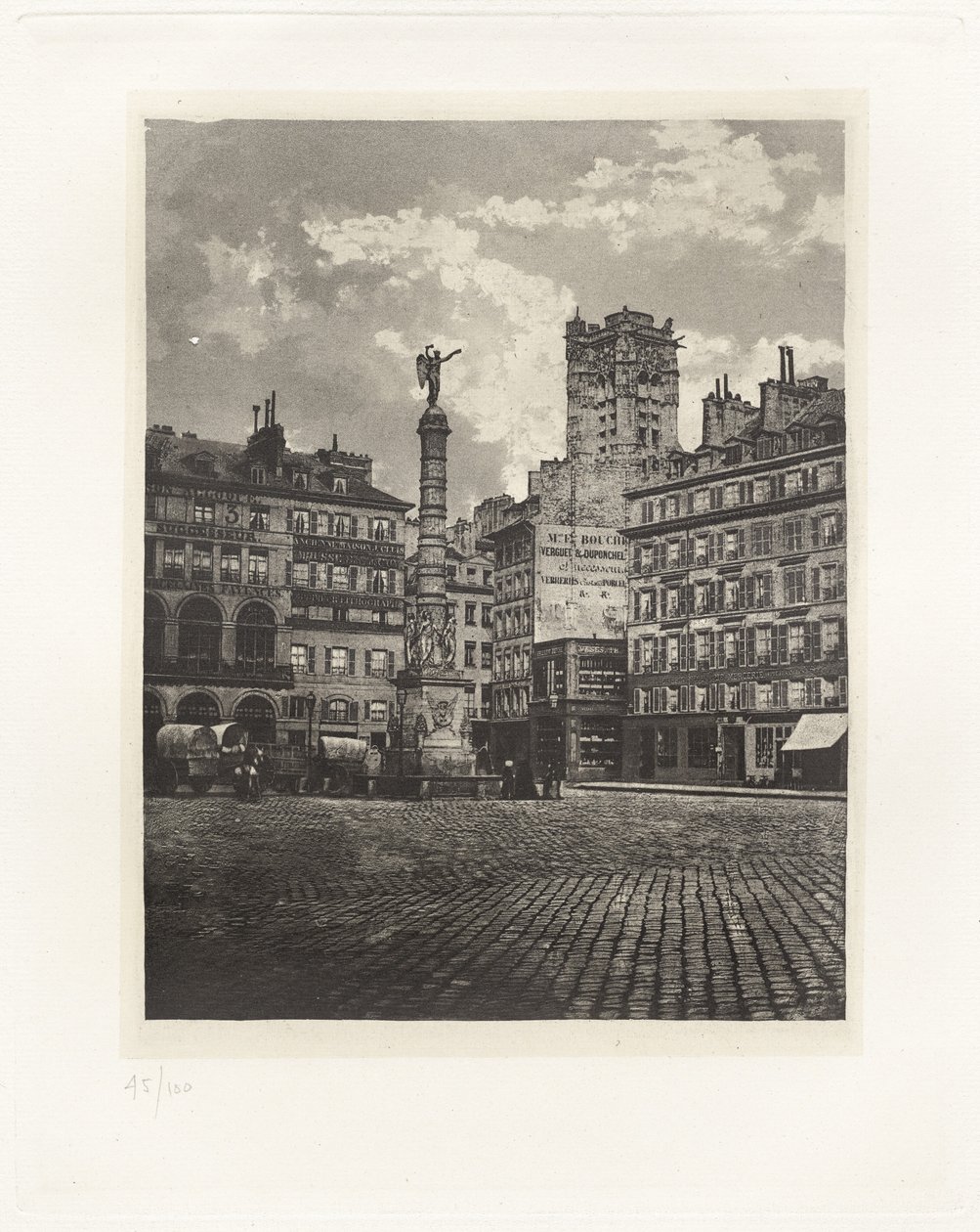 V. tábla – Place du Châtelet (V. tábla – Place du Châtelet) alkotó: Charles Nègre, André Jammes