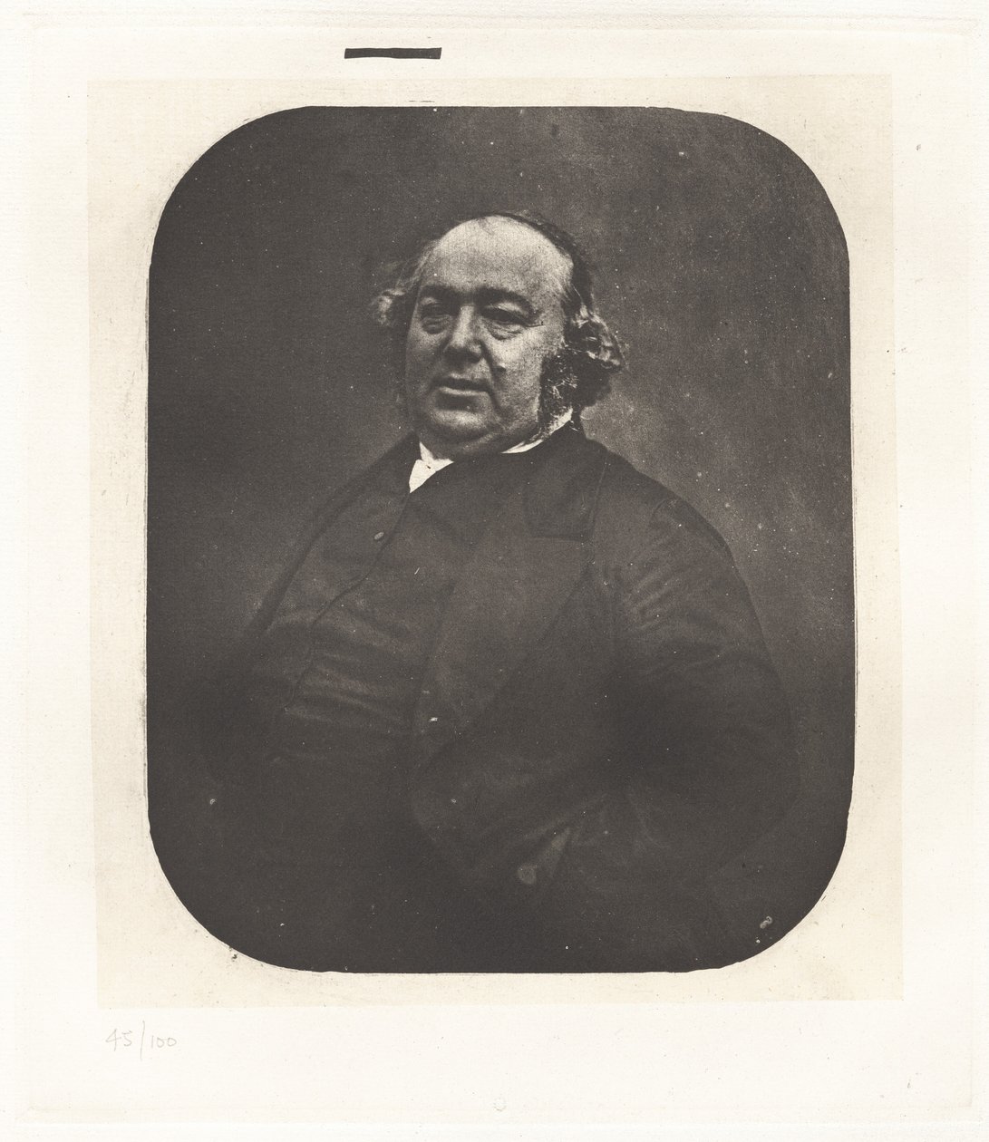 IX. tábla – Jules Janin portréja Nadar után (IX. tábla – Jules Janin portréja, Nadar) alkotó: Charles Nègre, Nadar, André Jammes