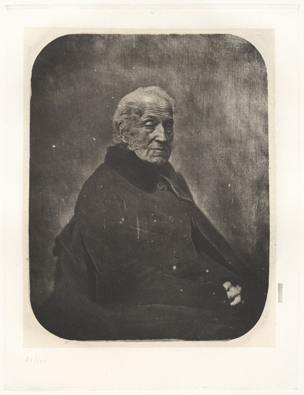 X. tábla – Adam Georges Czartorisky herceg portréja Nadar után (X. tábla – Adam Georges Czartorisky herceg portréja, Nadar) alkotó: Charles Nègre, Nadar, André Jammes