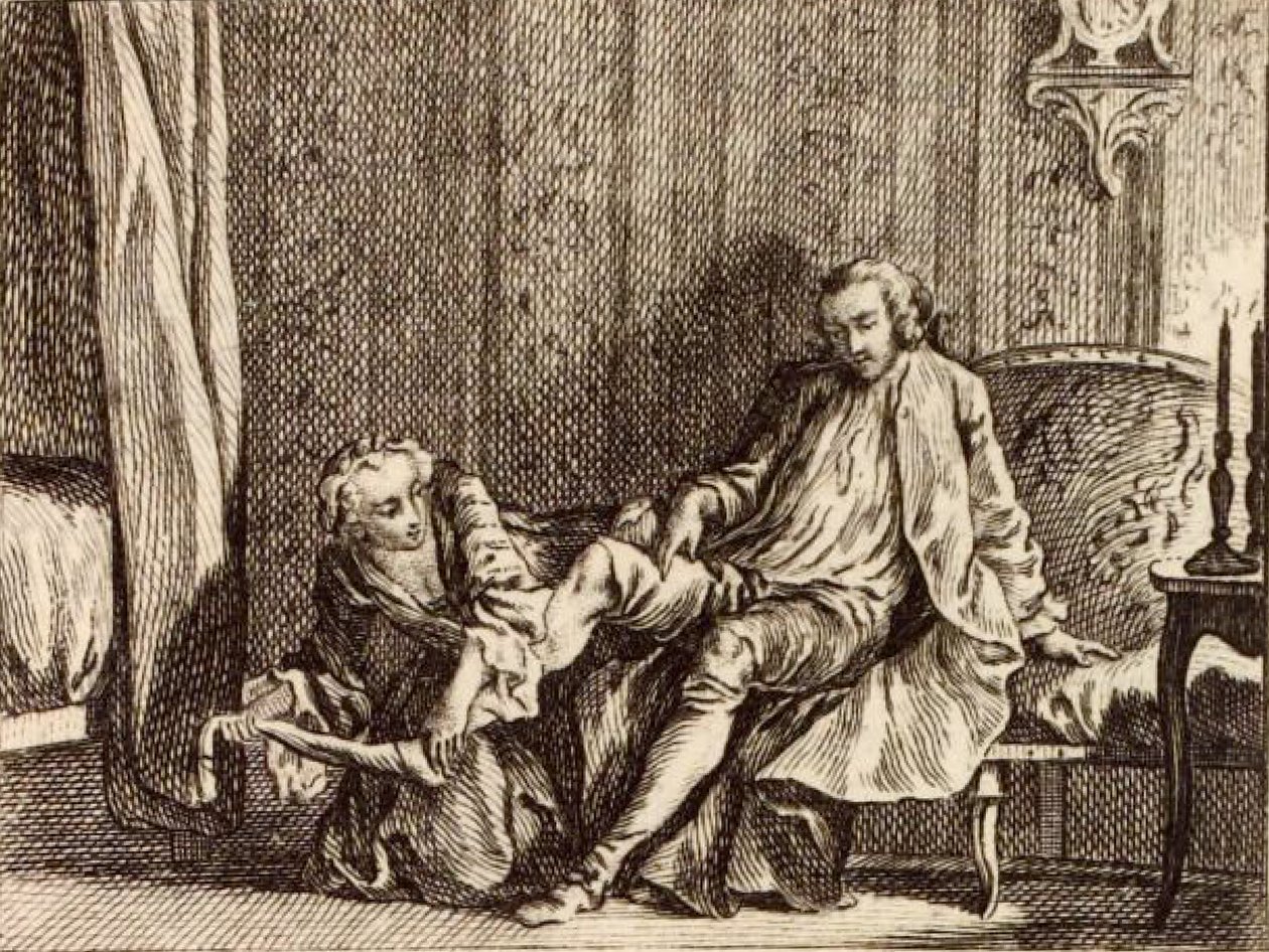 A szerelmes kurtizán alkotó: Charles Nicolas Cochin