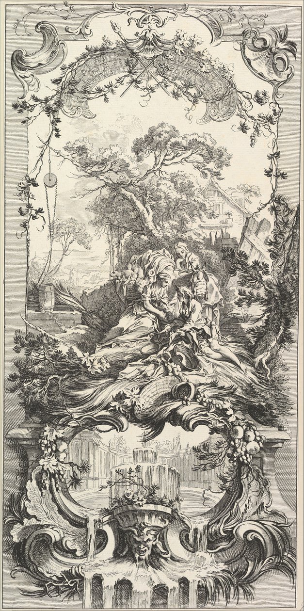 Triomphe de Pomone Pomonai diadal, 18. század. alkotó: Charles Nicolas Cochin