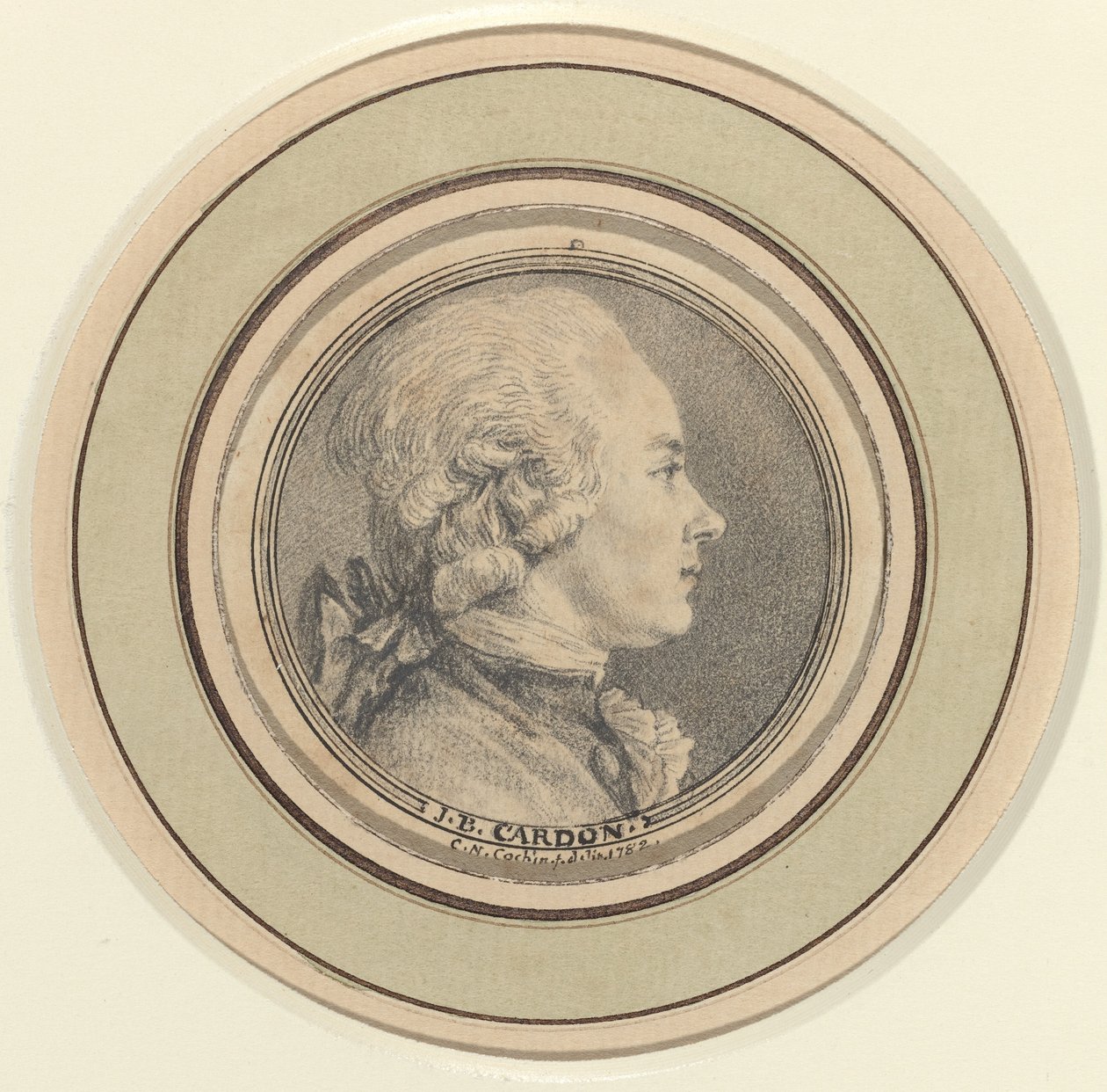J. B. Cardon alkotó: Charles Nicolas Cochin II