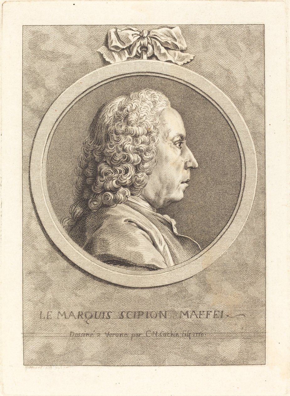 Scipio Maffei márki alkotó: Charles Nicolas Cochin II
