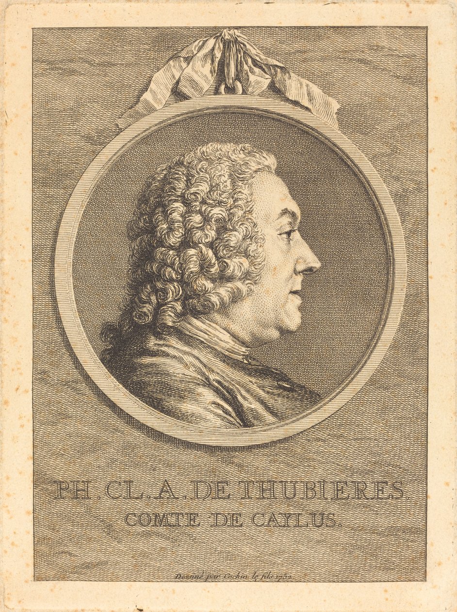 Ph.Cl.A. Thubieres, Caylus grófja alkotó: Charles Nicolas Cochin II