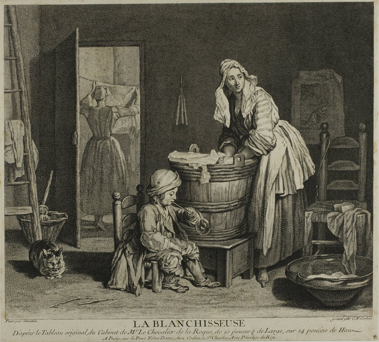 A mosónő alkotó: Charles Nicolas Cochin I
