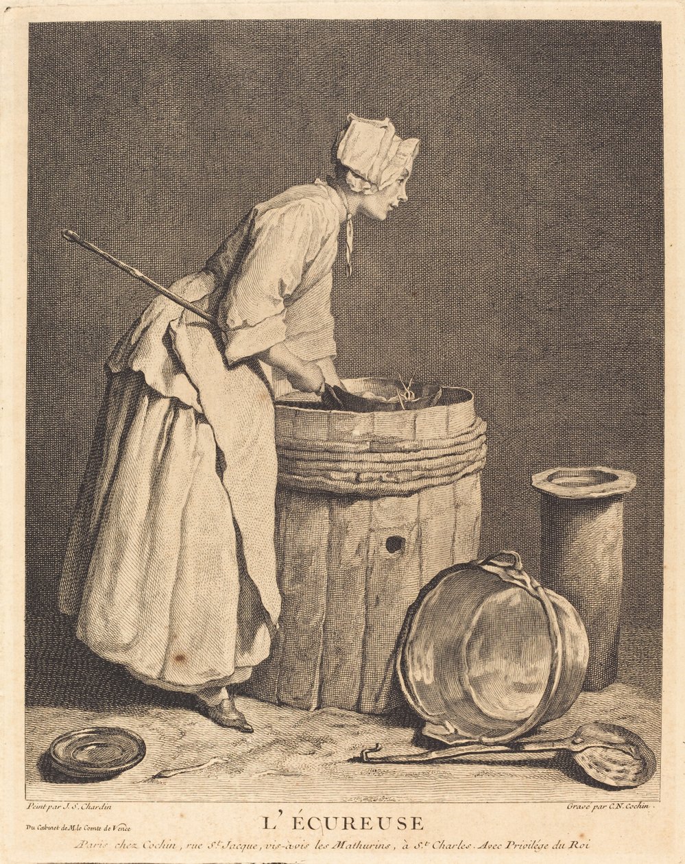 A mókus alkotó: Charles Nicolas Cochin I after Jean Siméon Chardin