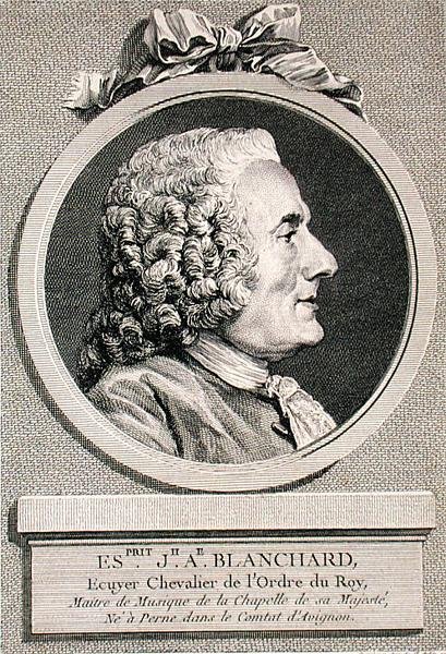 Esprit Joseph Antoine Blanchard (1696-1770) Augustin de Saint-Aubin (1736-1807) metszete 1767 (metszet) alkotó: Charles Nicolas II (after) Cochin