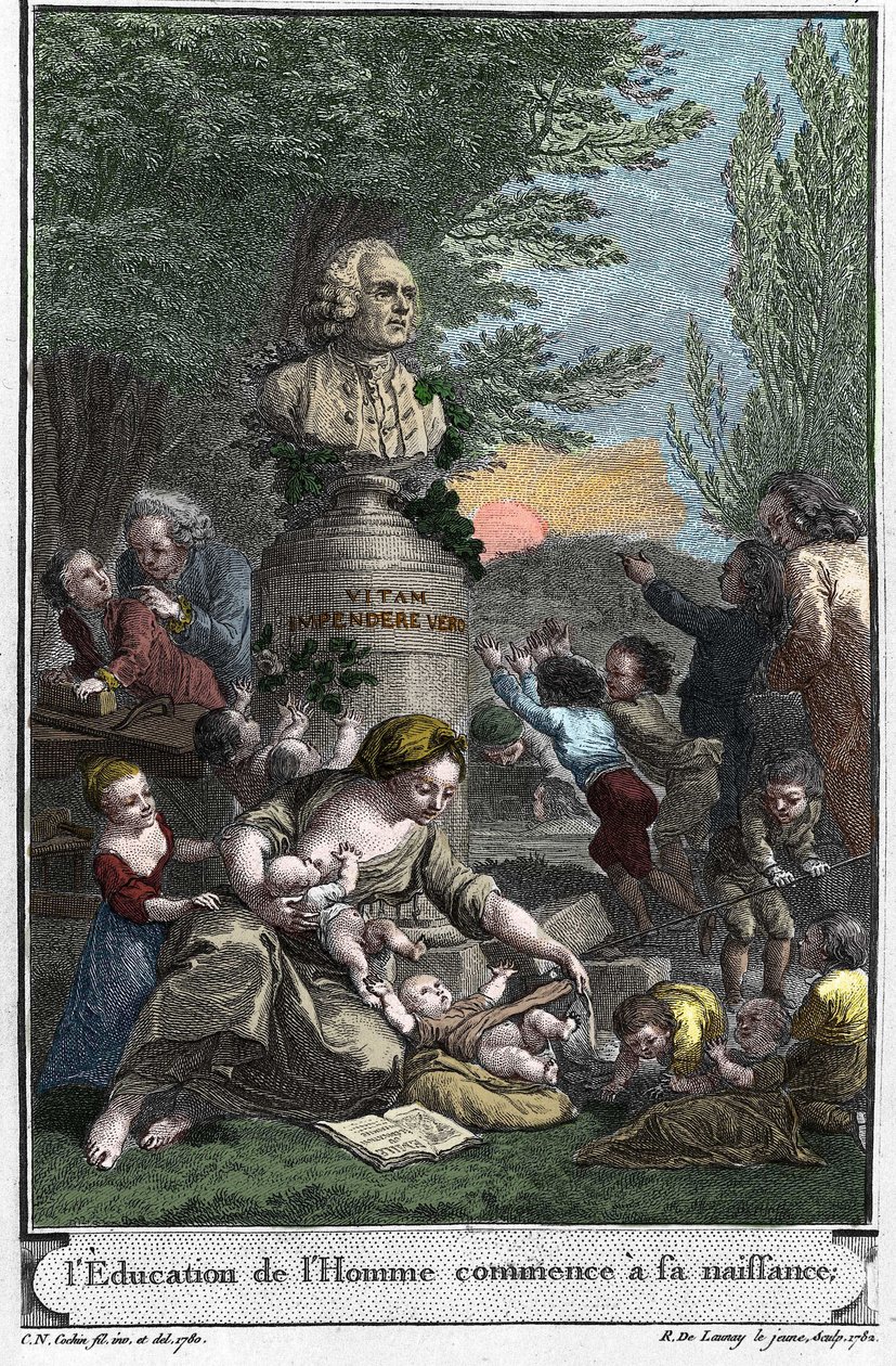 Az emberi nevelés a születéskor kezdődik. Jean-Jacques Rousseau „L