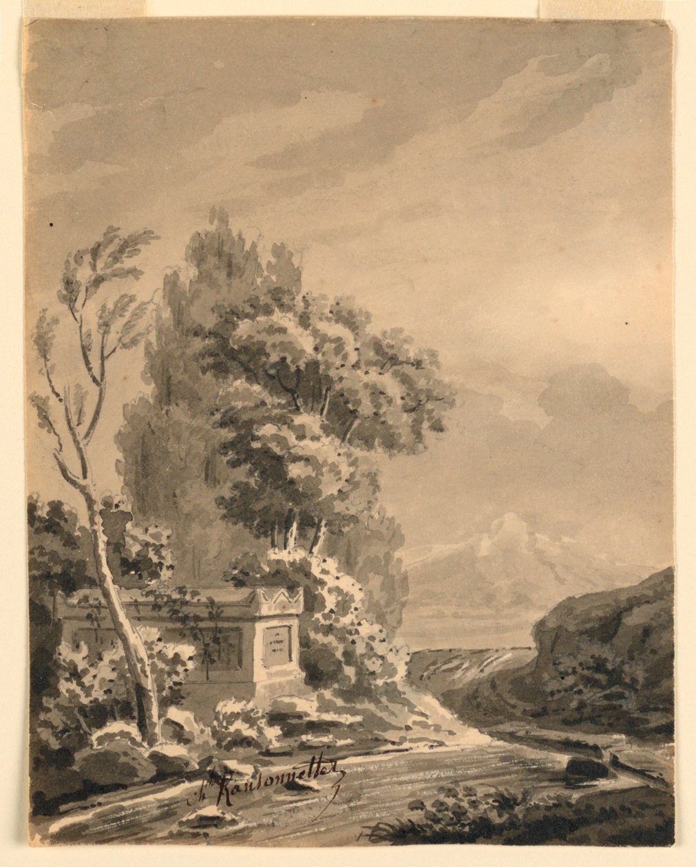 A klasszikus földön alkotó: Charles Nicolas Ransonnette
