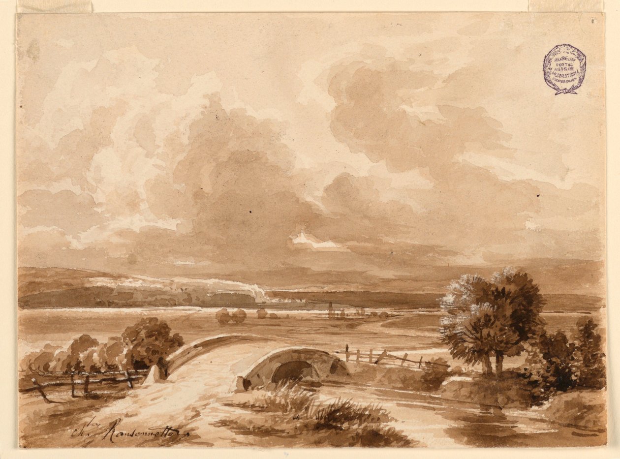 Tájkép alkotó: Charles Nicolas Ransonnette