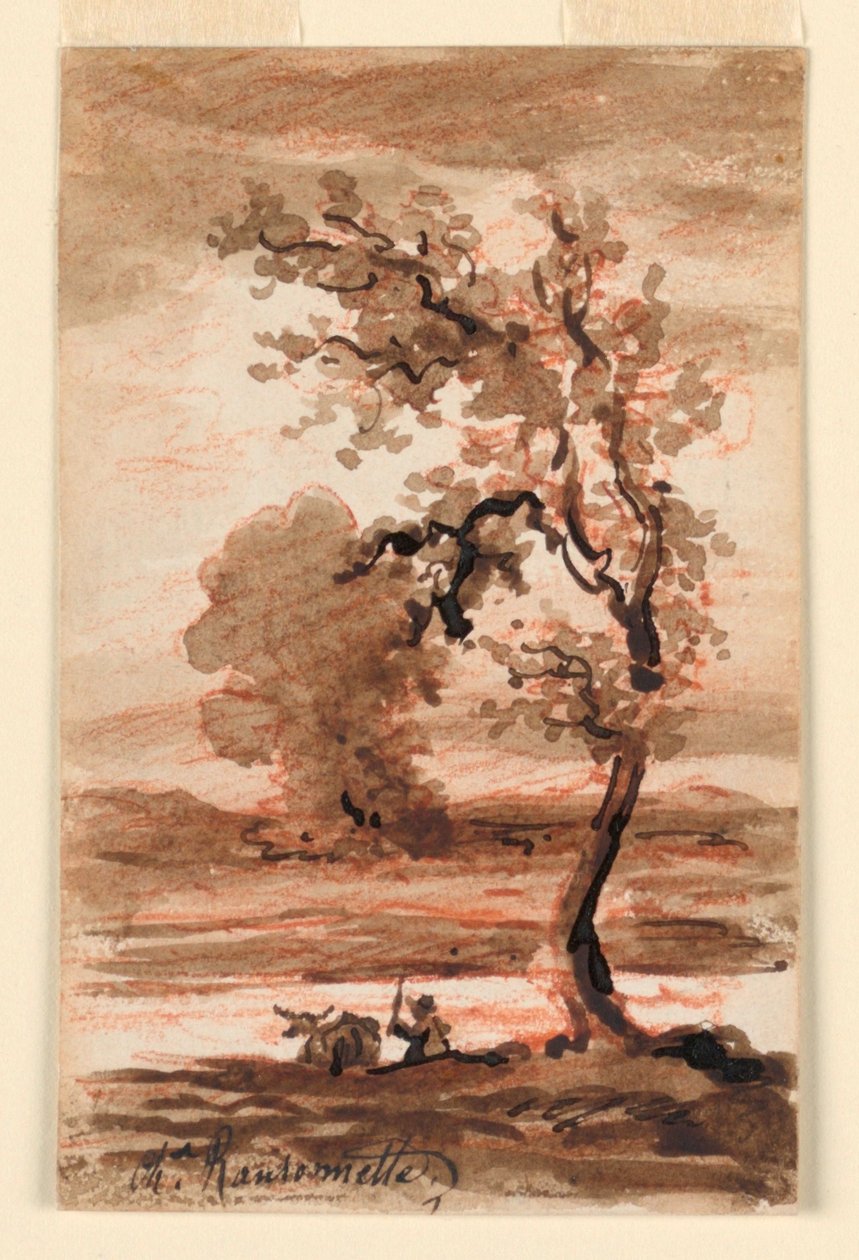 Tájkép alkotó: Charles Nicolas Ransonnette