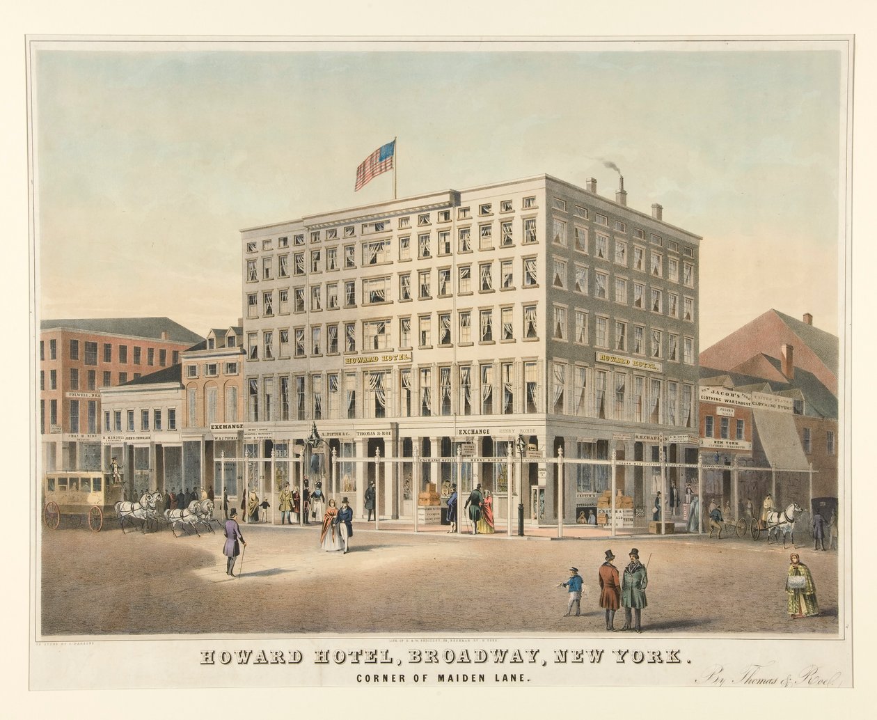 Howard Hotel, Broadway, New York alkotó: Charles Parsons