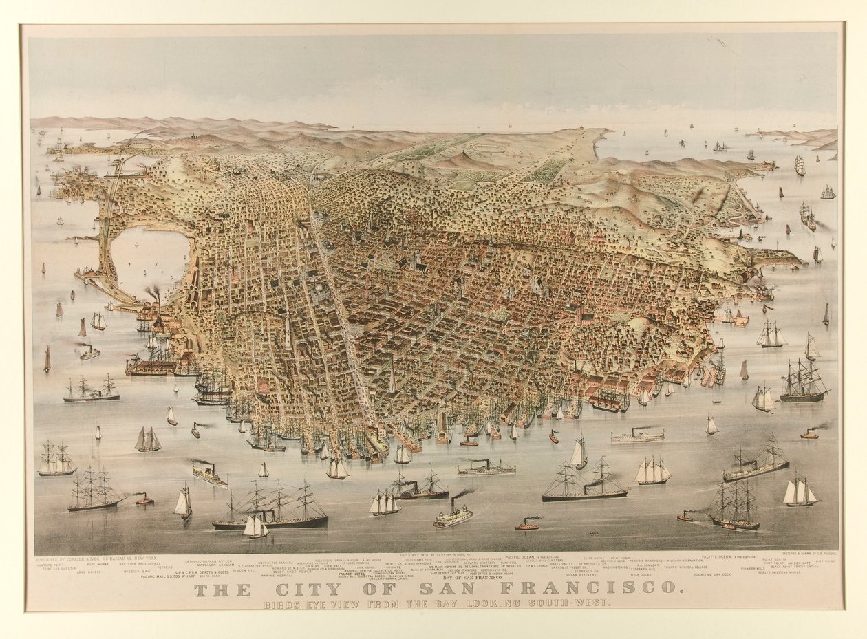 San Francisco városa – madár alkotó: Charles Parsons