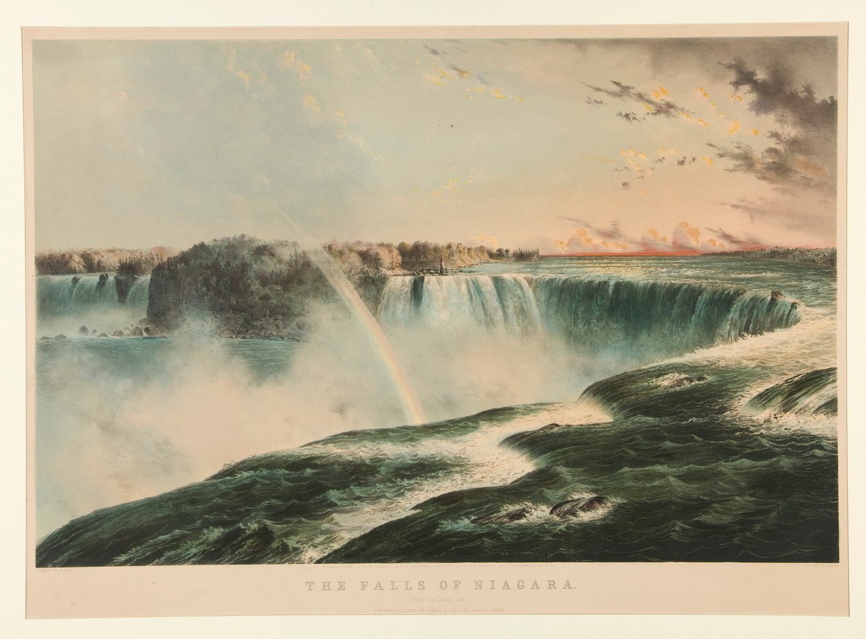 A Niagara-vízesés kanadai oldalról alkotó: Charles Parsons