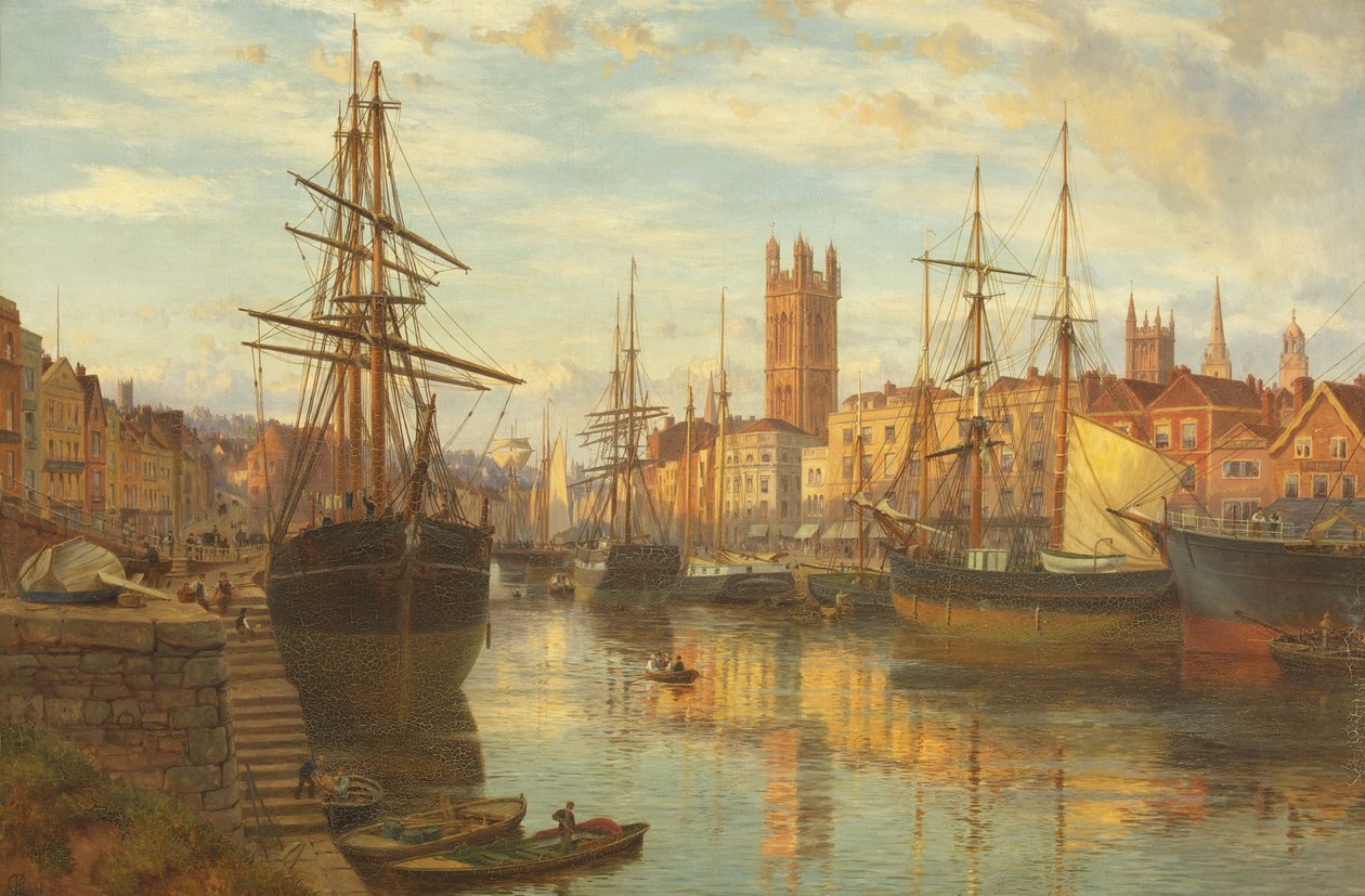 Az úszó kikötő, Bristol alkotó: Charles Parsons Knight