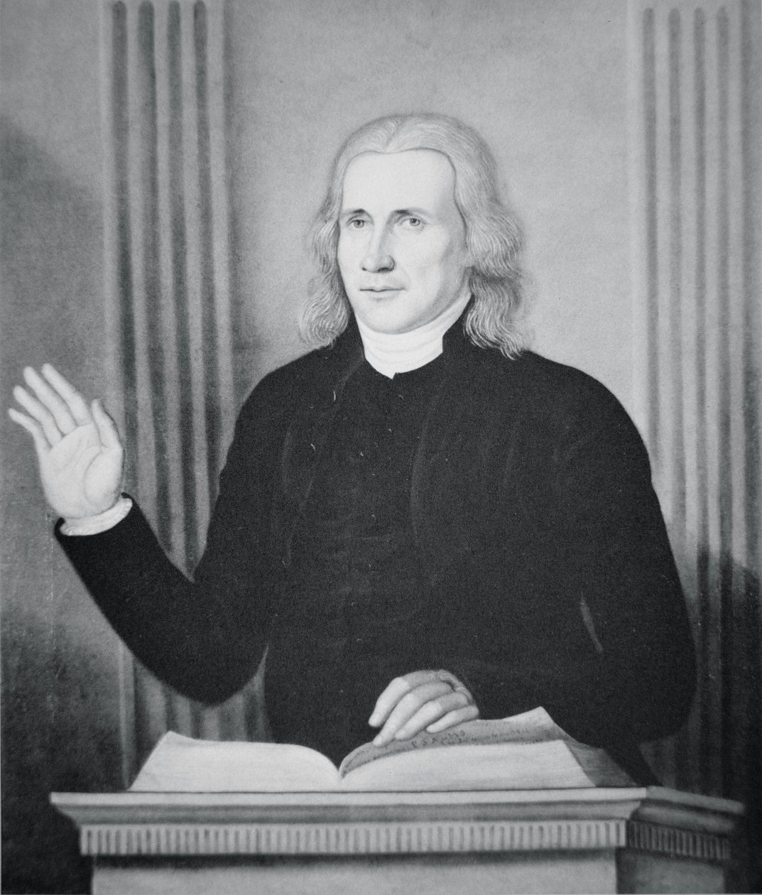 Francis Asbury (litho) alkotó: Charles Peale (after) Polk