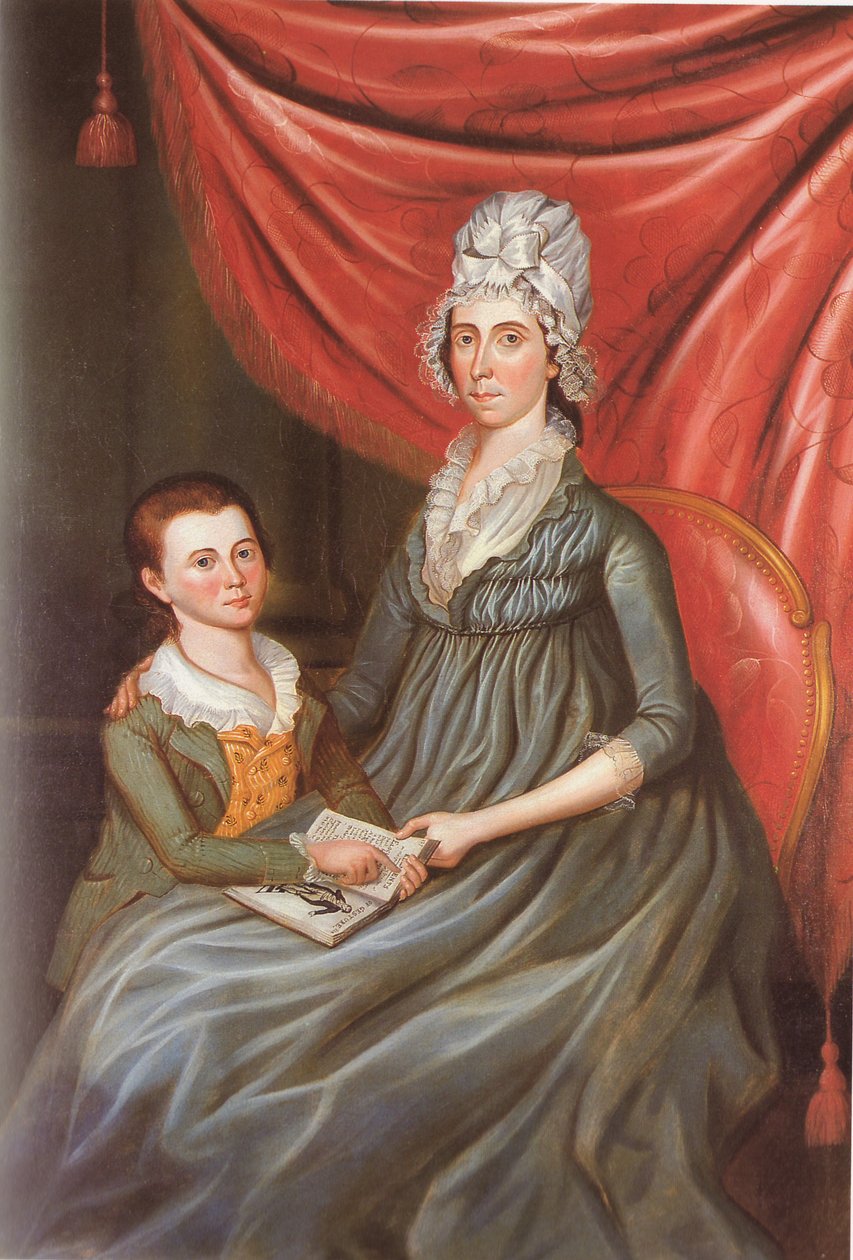 Eleanor Conway Hite és fia, James Madison Hite alkotó: Charles Peale Polk