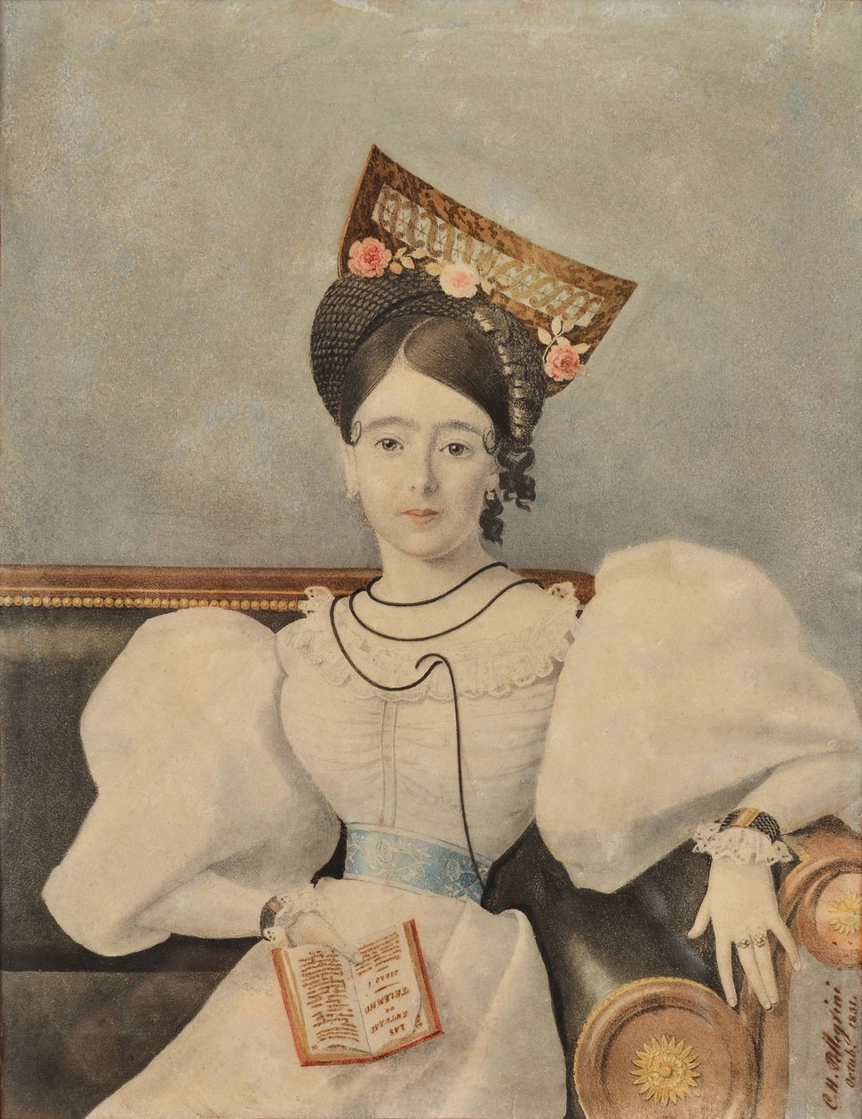 Lucia Carranza de Rodríguez Orey asszony alkotó: Charles Pellegrini