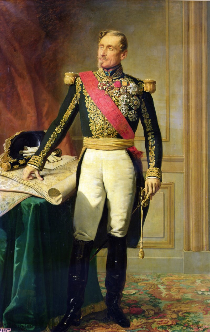 Armand Jacques Achille Leroy de Saint Arnaud francia marsall (1796-1854) alkotó: Charles Philippe Lariviere