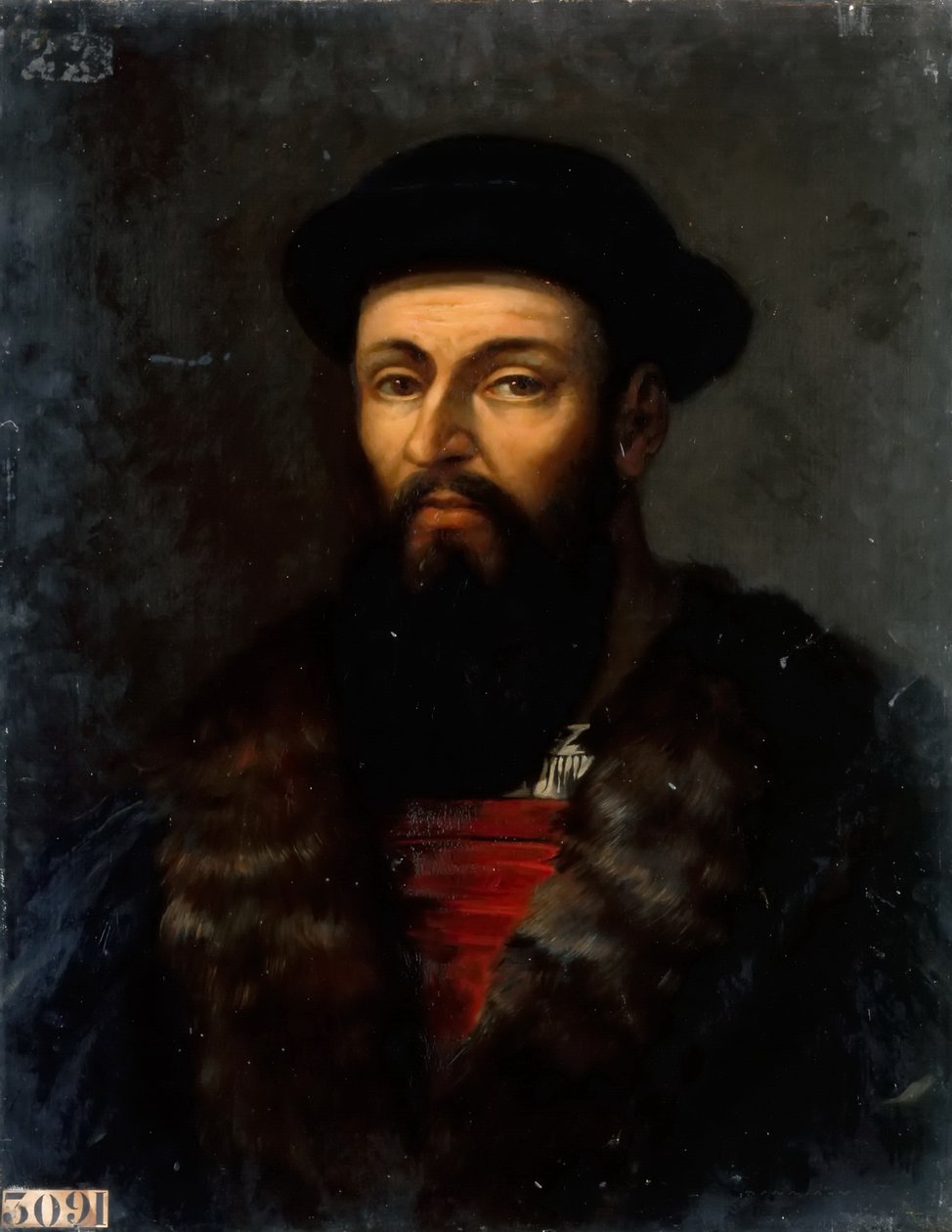 Ferdinánd Magellán portréja 1470-1521 alkotó: Charles Philippe Lariviere