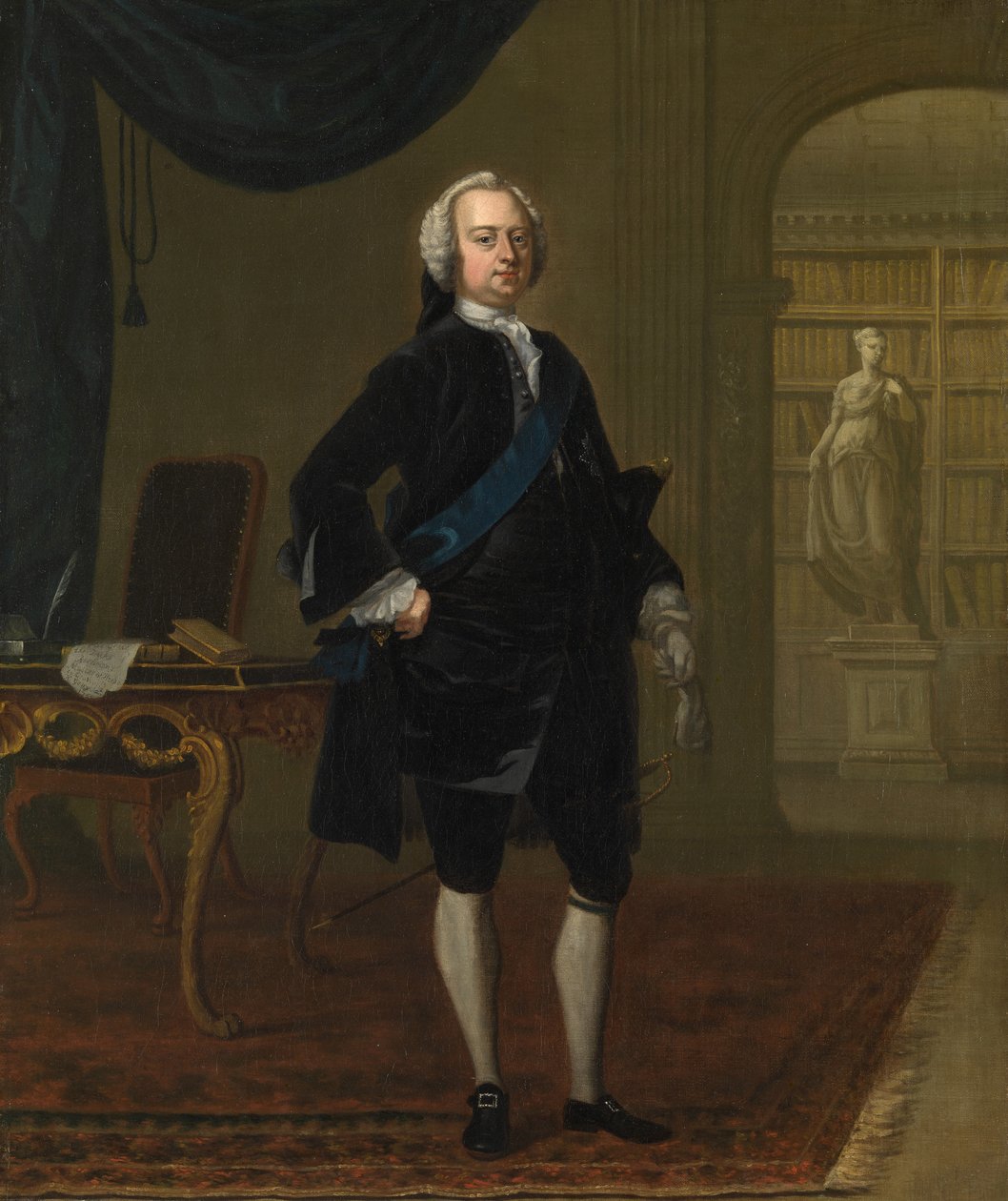 Károly, Richmond, Lennox és Aubigny 2. hercege, 1730 körül (olaj, vászon) alkotó: Charles Philips