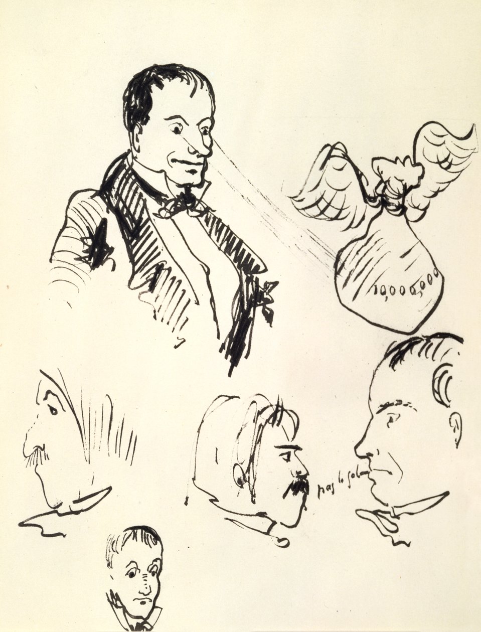 Önarckép, 1850-1867 alkotó: Charles Pierre Baudelaire