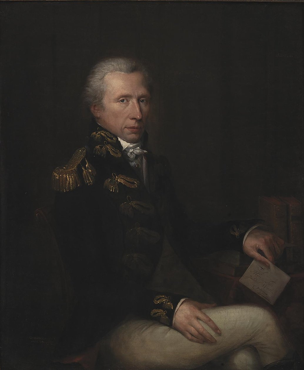 Hans West gyűjtőkonzul portréja alkotó: Charles Pièrre Verhulst