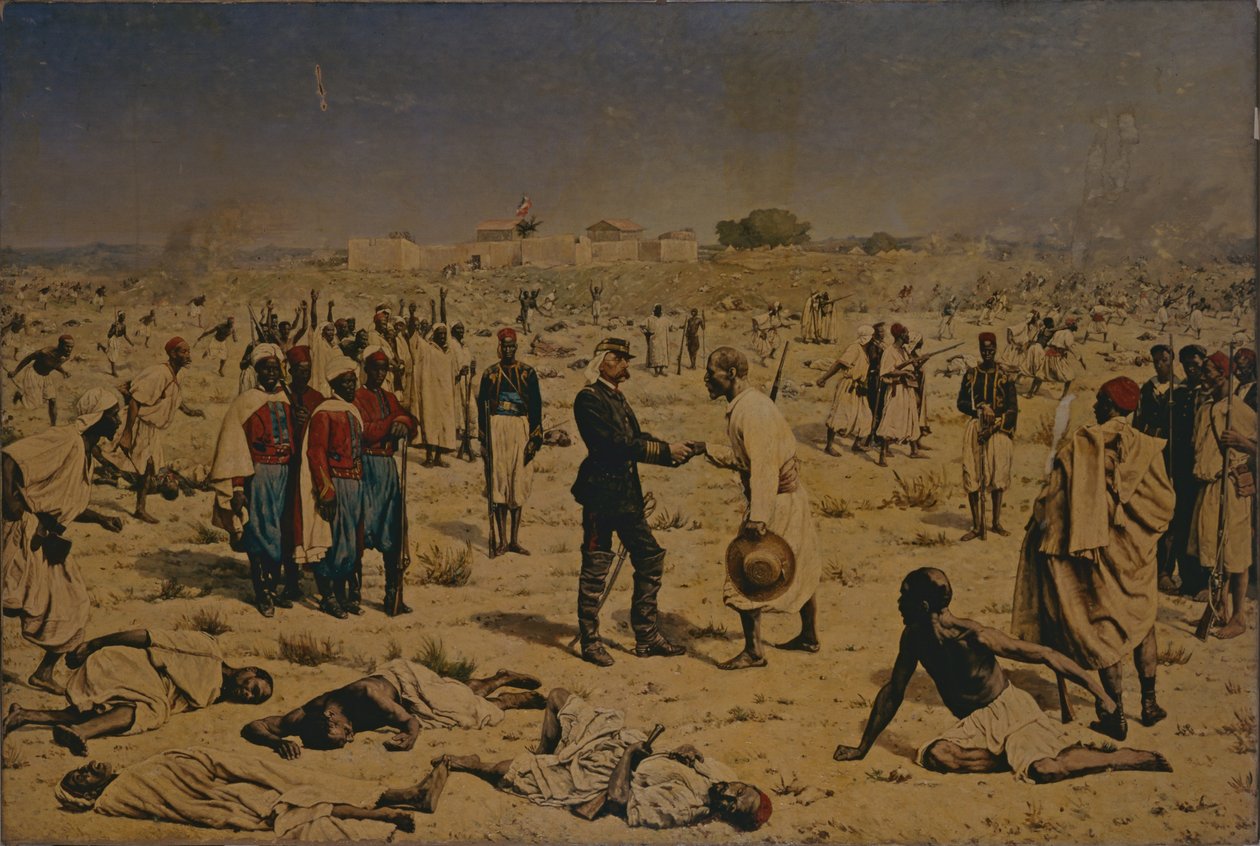 Medina szállítása Szenegálba 1857. július 18-án alkotó: Charles Porion