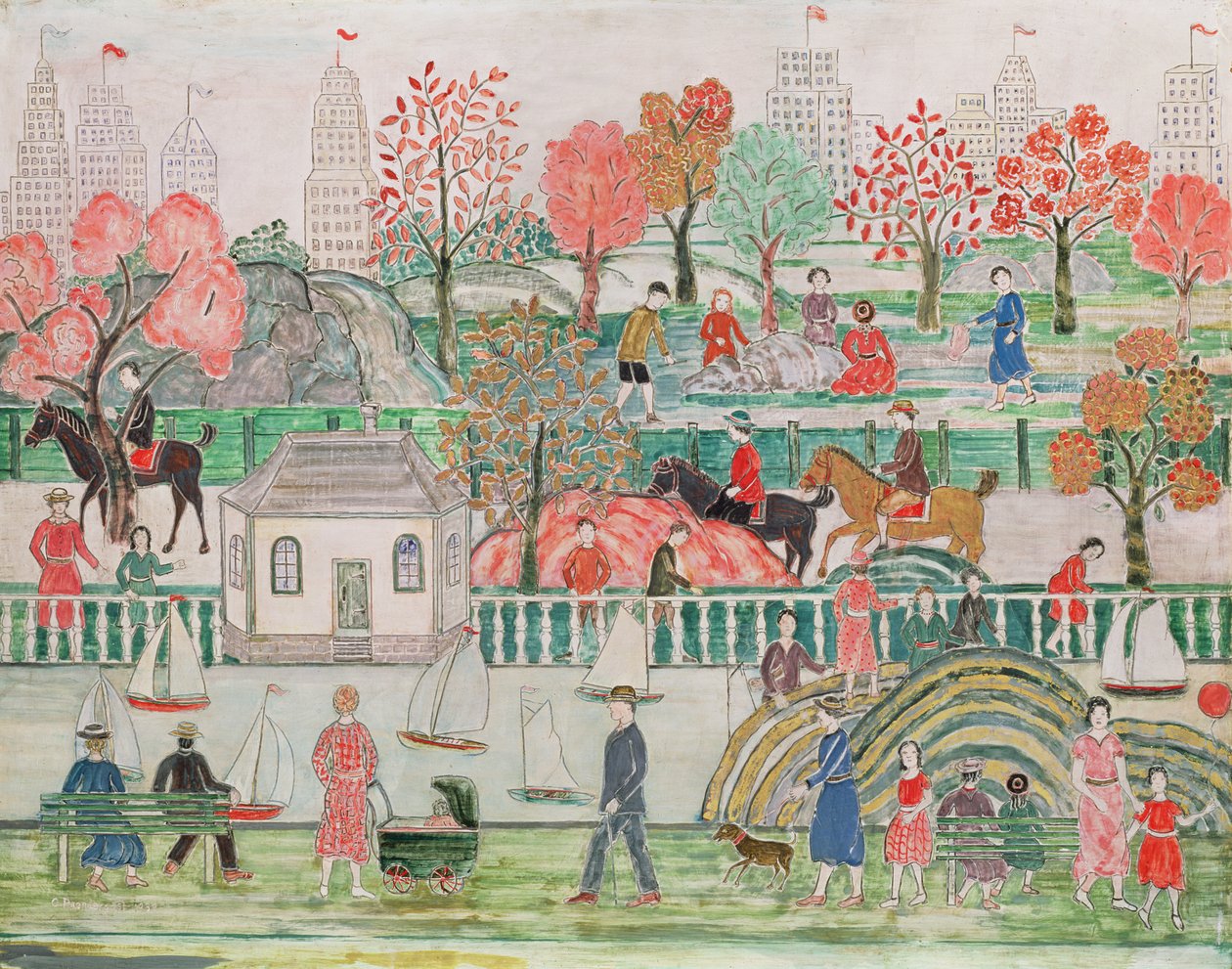Központi park alkotó: Charles Prendergast