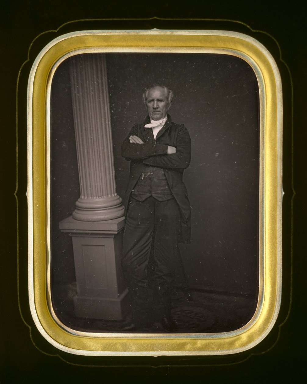 Samuel Houston, 1851 (dagerrotípia) alkotó: Charles R. and Henry W. 1823 65 Meade