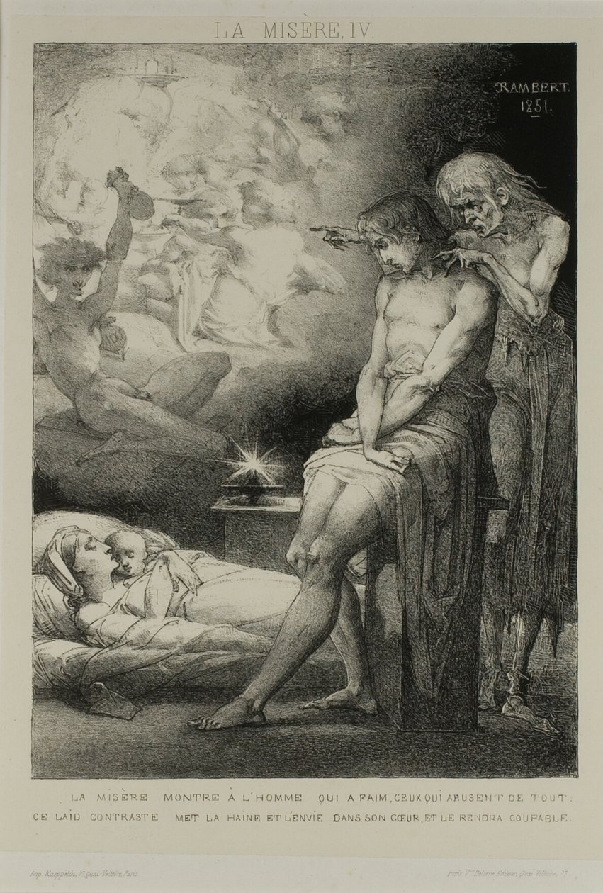 Négyes tányér a Miseryből alkotó: Charles Rambert