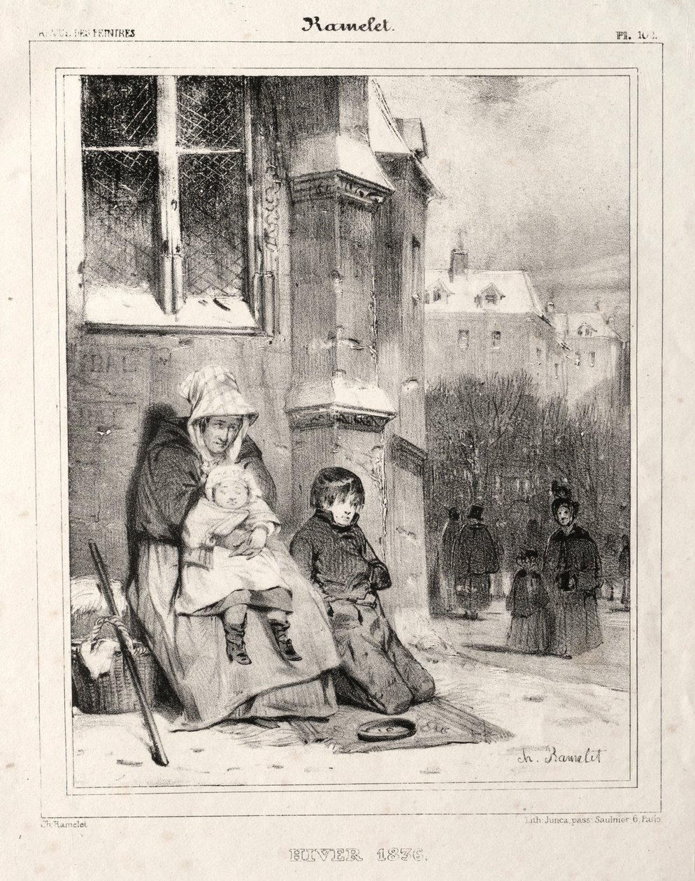 Tél, 1836. alkotó: Charles Ramelet