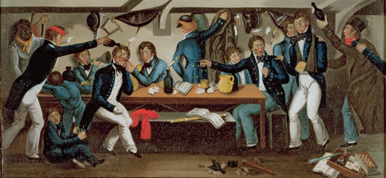 A tengerészkikötő, 1820 körül (olaj, vászon) (lásd 216825) alkotó: Charles Random DeBerenger