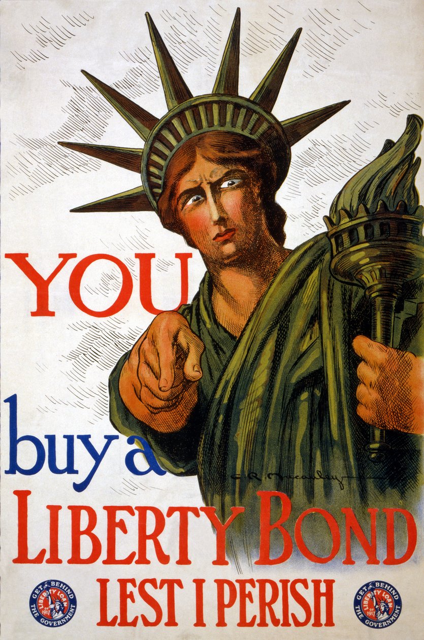 Vásárol egy Liberty Bond-ot, 1917 alkotó: Charles Raymond Macauley