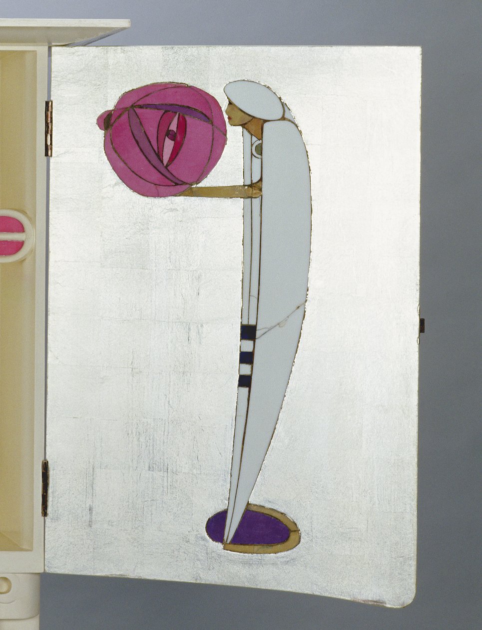 Arab köpenyben és turbánban lámpást tartó alak alkotó: Charles Rennie Mackintosh