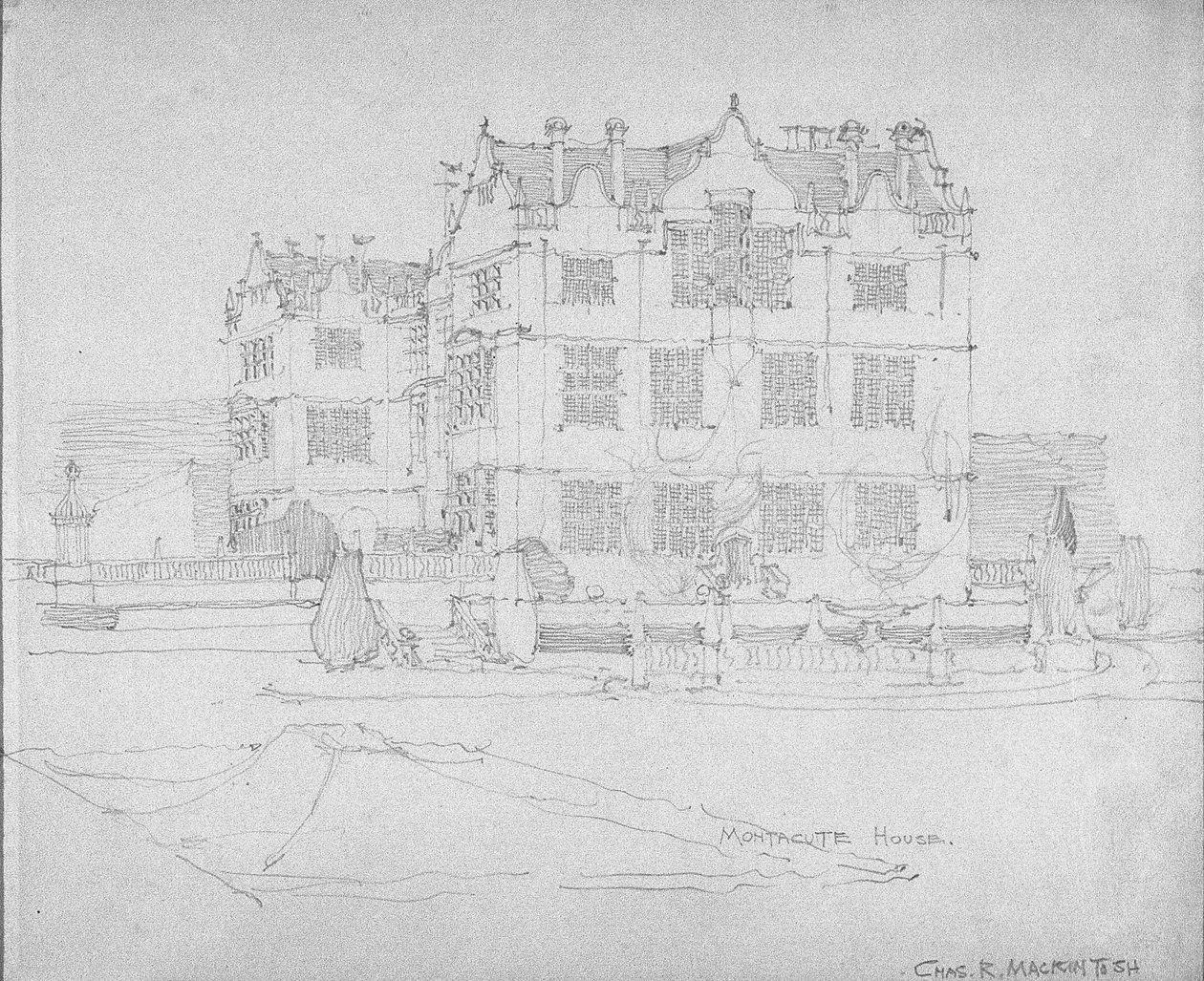 Montacute House, 1893-1920 körül alkotó: Charles Rennie Mackintosh